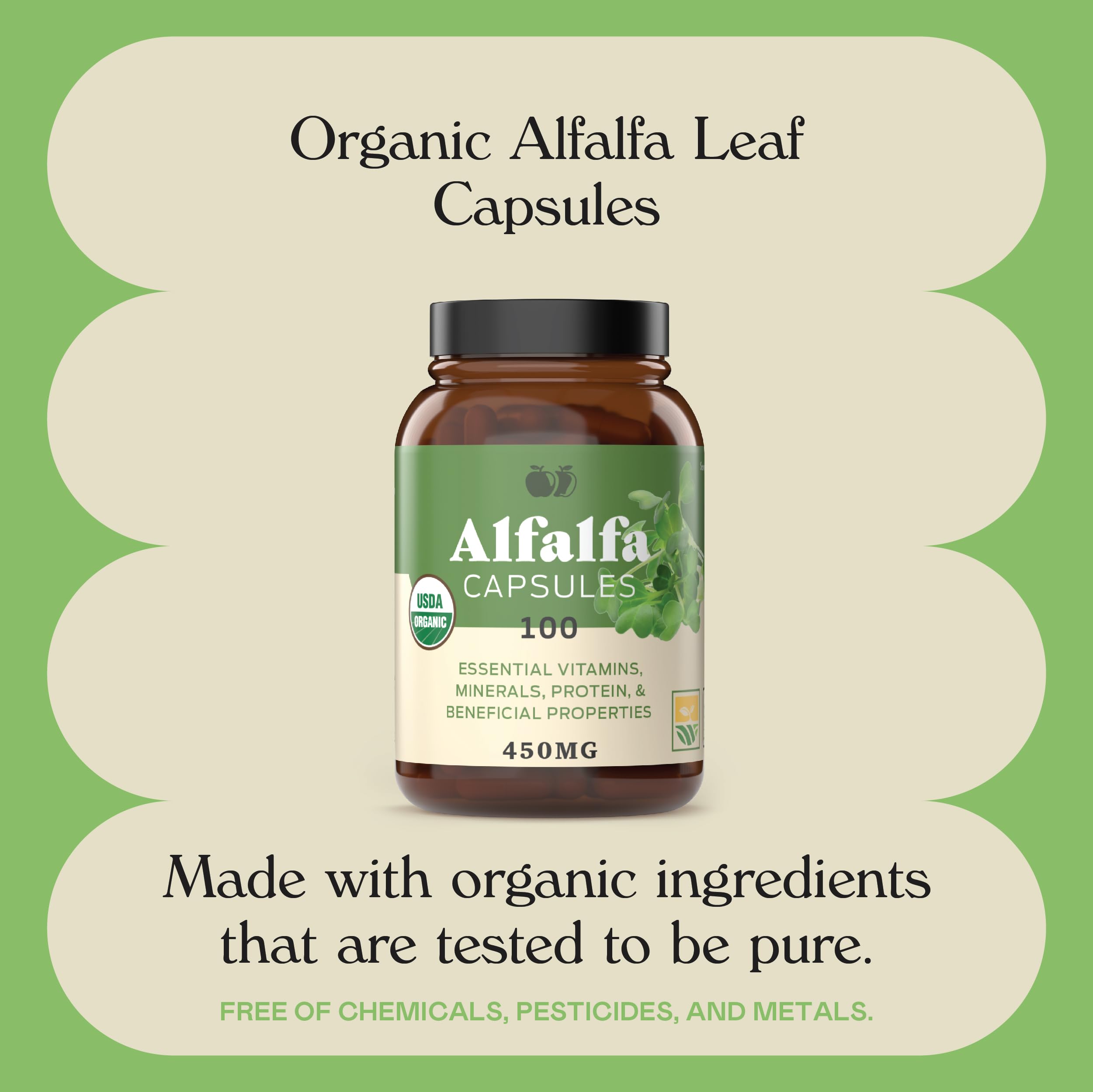 Foto 8 pulgar | Suplemento Complete Natural Products Hoja De Alfalfa Pura 630 Mg - Venta Internacional.