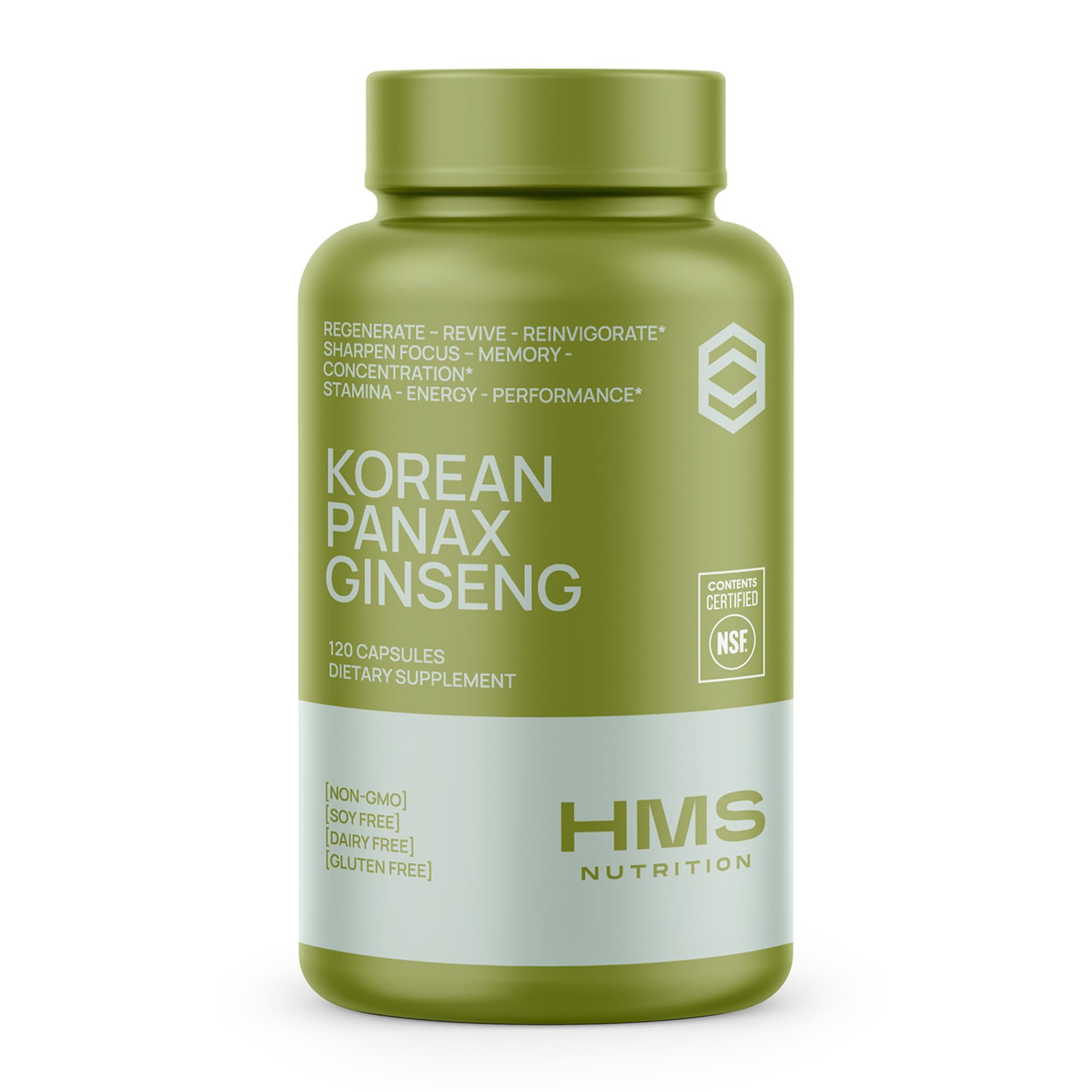 Foto 1 | Suplementos Hms Nutrition Panax Ginseng Rojo Coreano 2000 Mg - Venta Internacional.