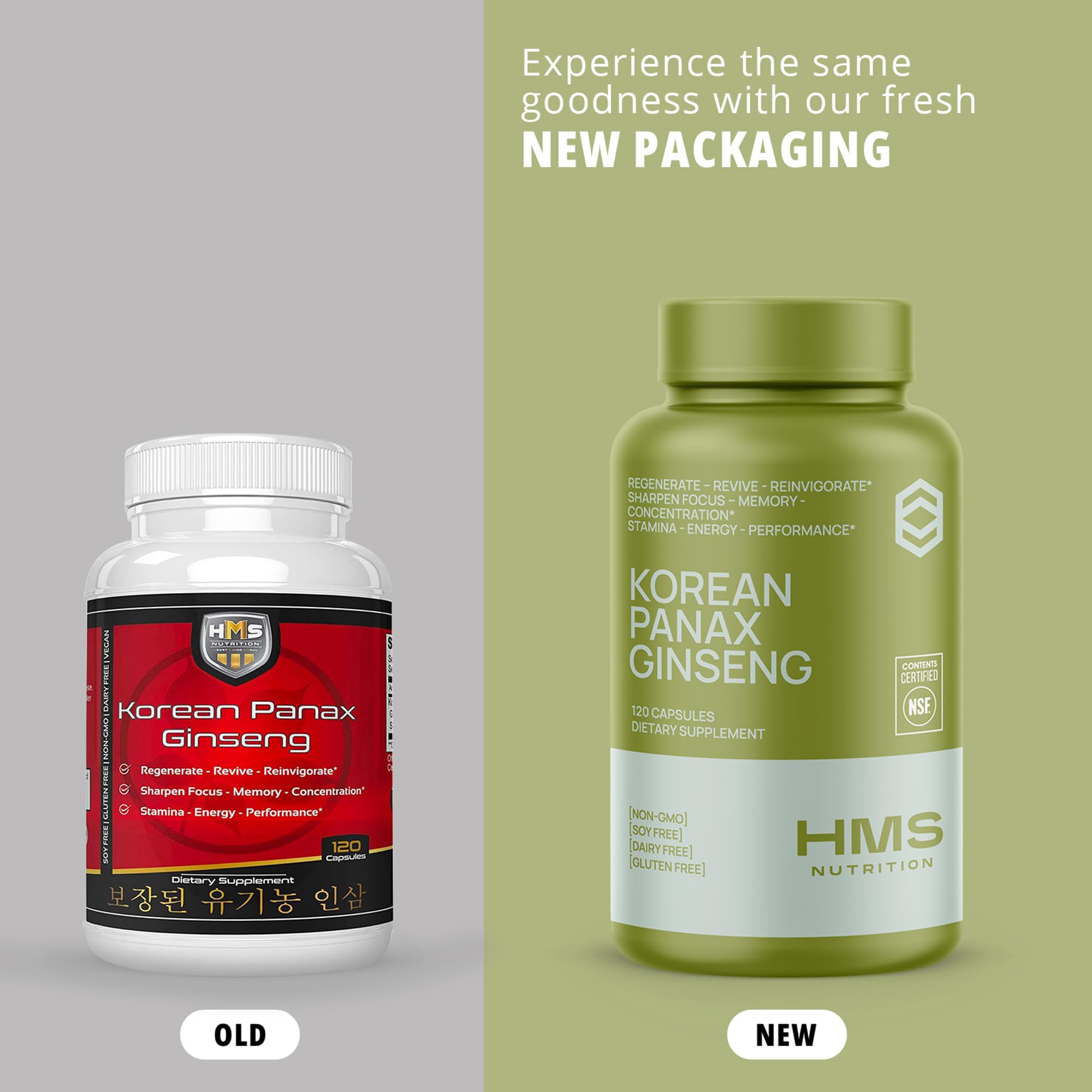 Foto 8 pulgar | Suplementos Hms Nutrition Panax Ginseng Rojo Coreano 2000 Mg - Venta Internacional.