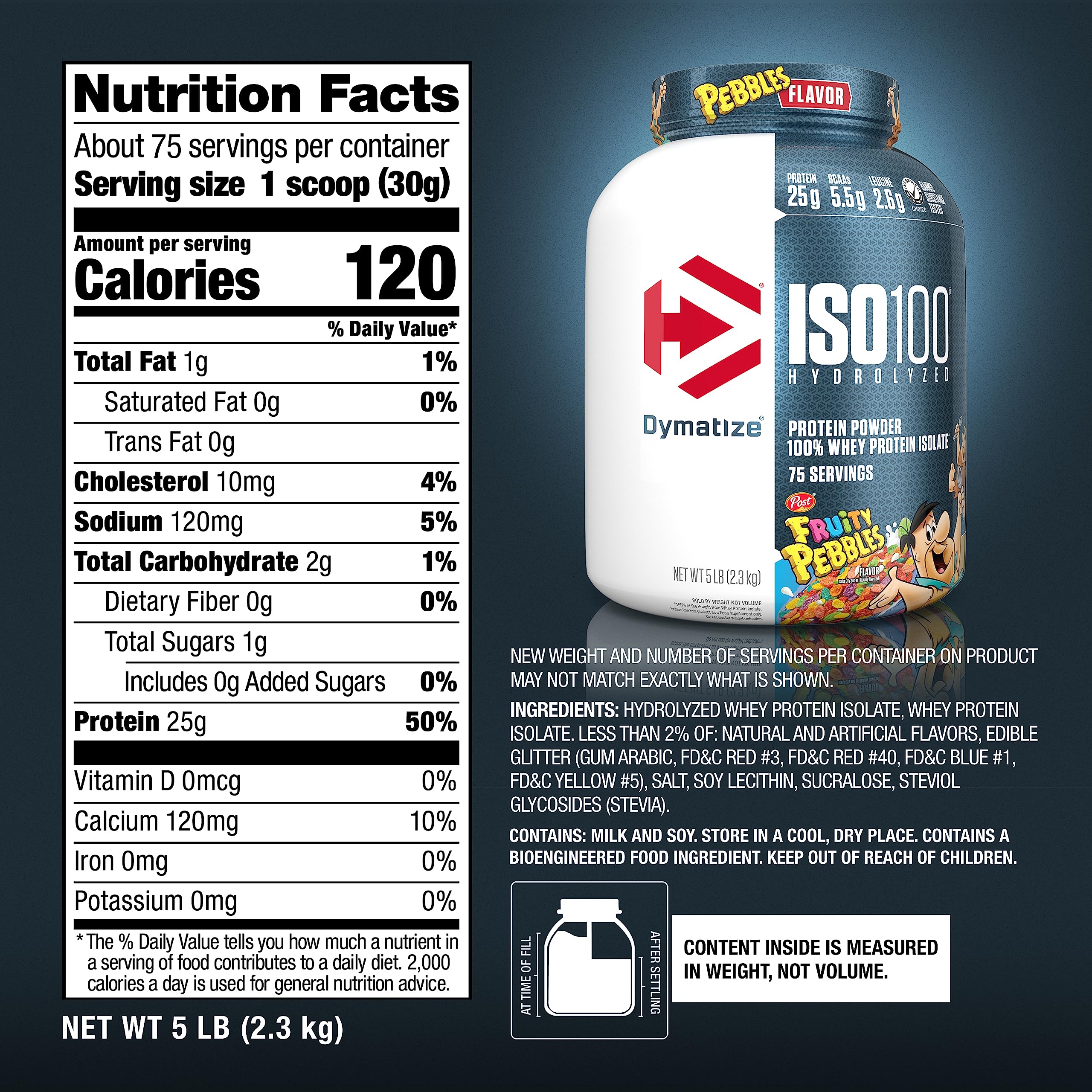 Foto 6 pulgar | Proteína en Polvo Dymatize Iso100 Hidrolizada 5 Libras - Venta Internacional