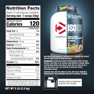 Foto 5 | Proteína en Polvo Dymatize Iso100 Hidrolizada 5 Libras - Venta Internacional