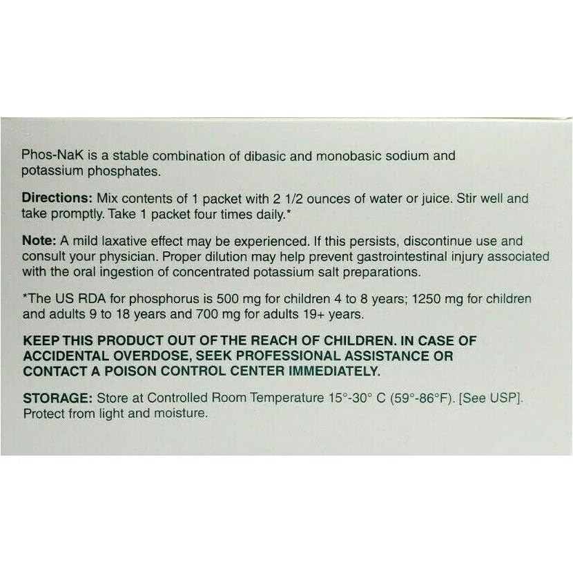 Foto 4 pulgar | Suplemento Dietético Cypress Pharmaceutical Phos-nak - Venta Internacional.