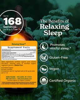 Foto 2 | Fórmula Herbal Para Dormir Herb Pharm Relajante Con Valeriana 120 Ml - Venta Internacional.