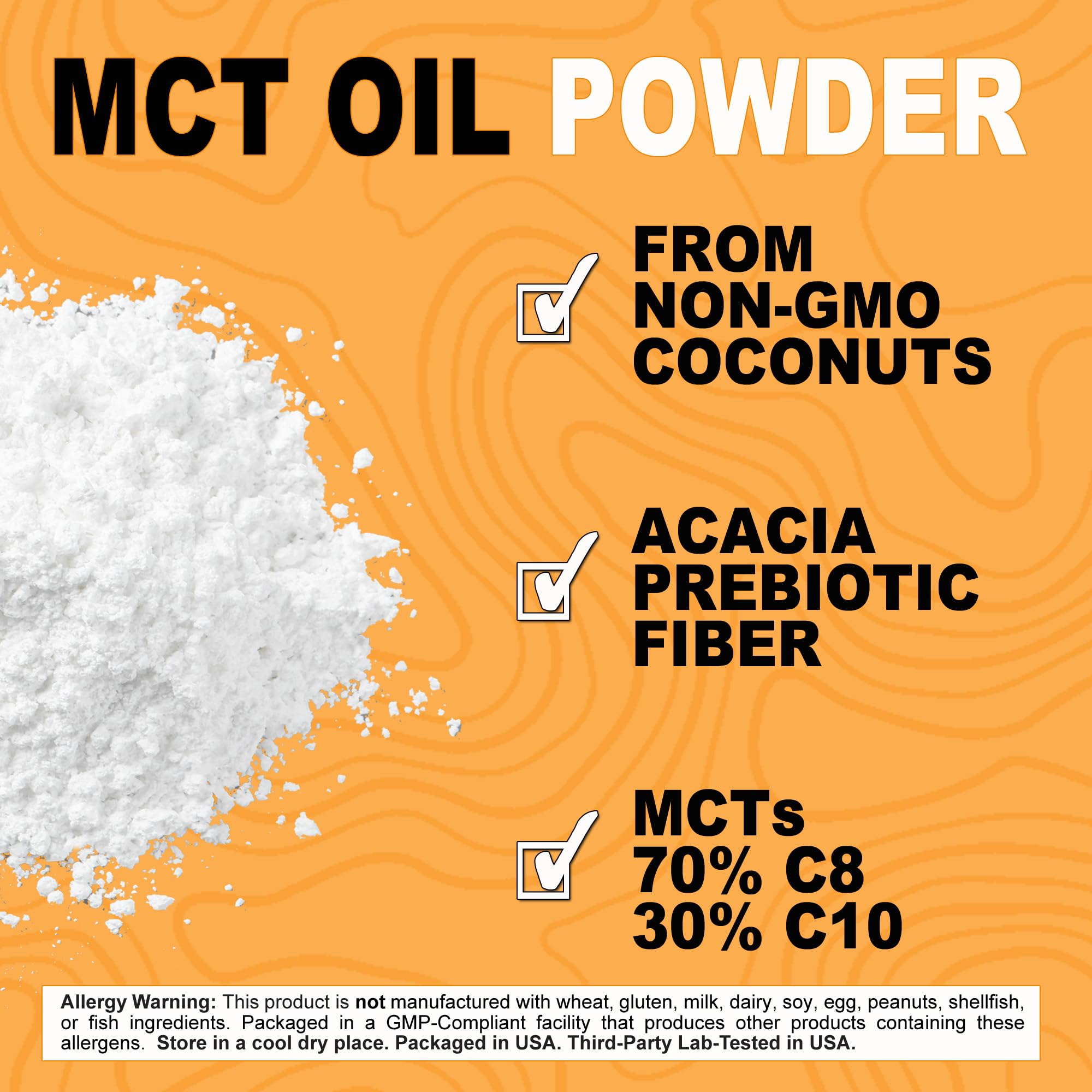 Foto 4 | Aceite Mct En Polvo ¡es Justo! Con Fibra Prebiótica 680 G 70% C8 + 30% C10 - Venta Internacional.