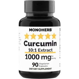 Foto 1 | Suplemento De Extracto De Curcumina Monoherb 1000 Mg 90 Cápsulas - Venta Internacional.