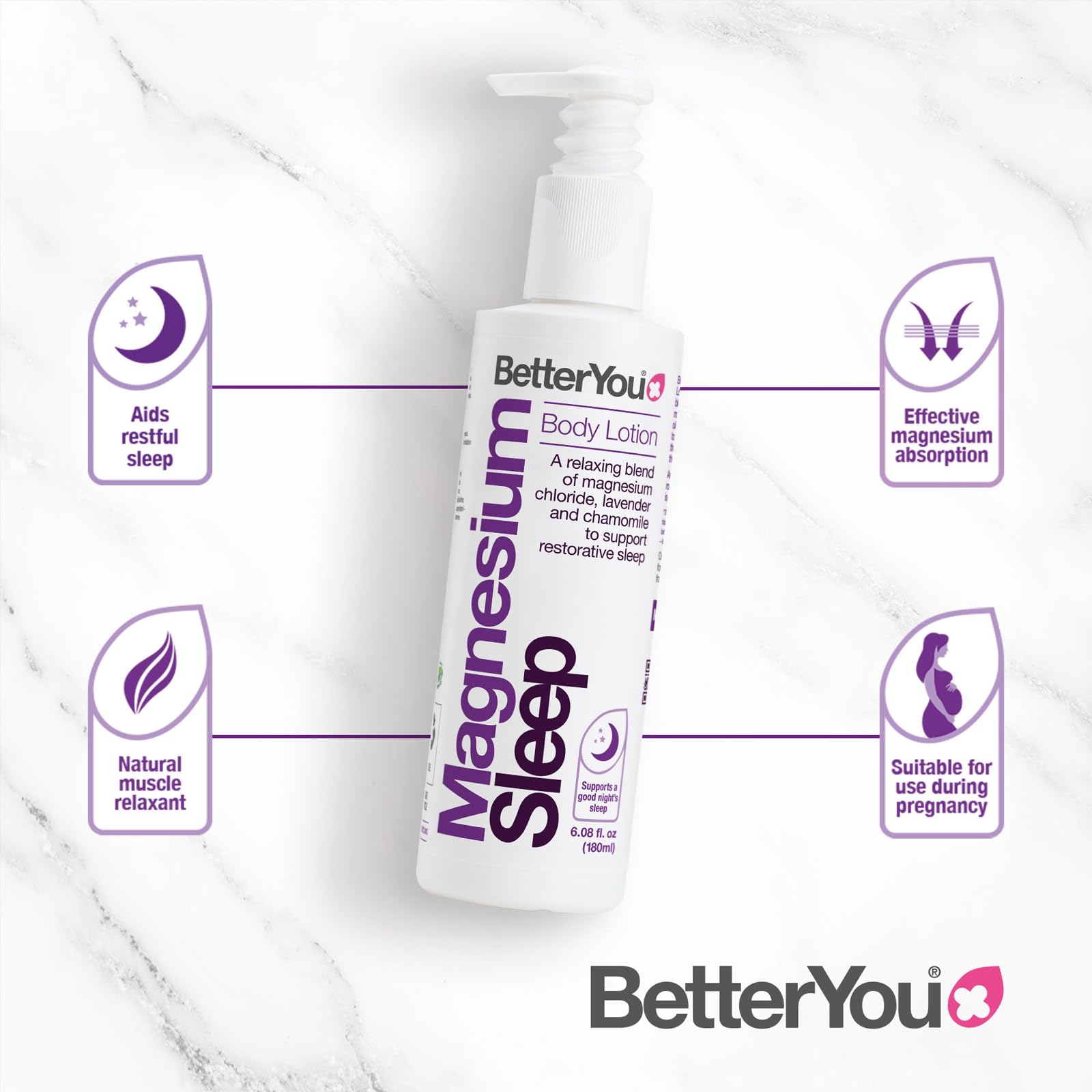 Foto 5 | Bundle para Dormir BetterYou para Adulto con Sal de Baño y Loción de Magnesio - Venta Internacional