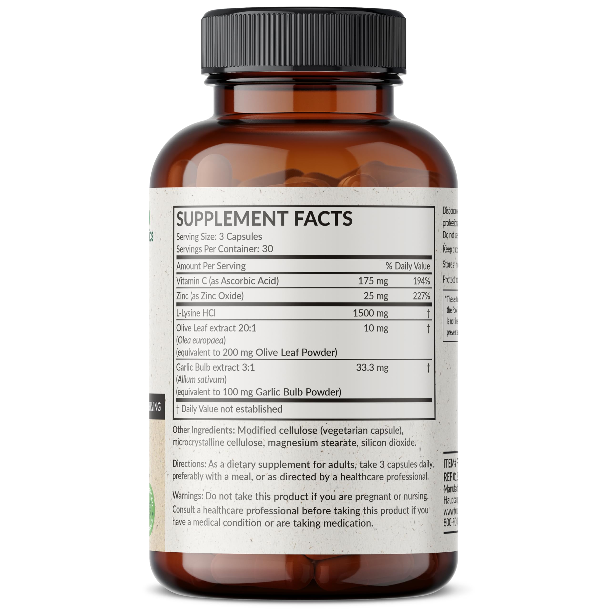 Foto 3 pulgar | Suplemento Futurebiotics L-lisine Defense Immune 90 Cápsulas - Venta Internacional.