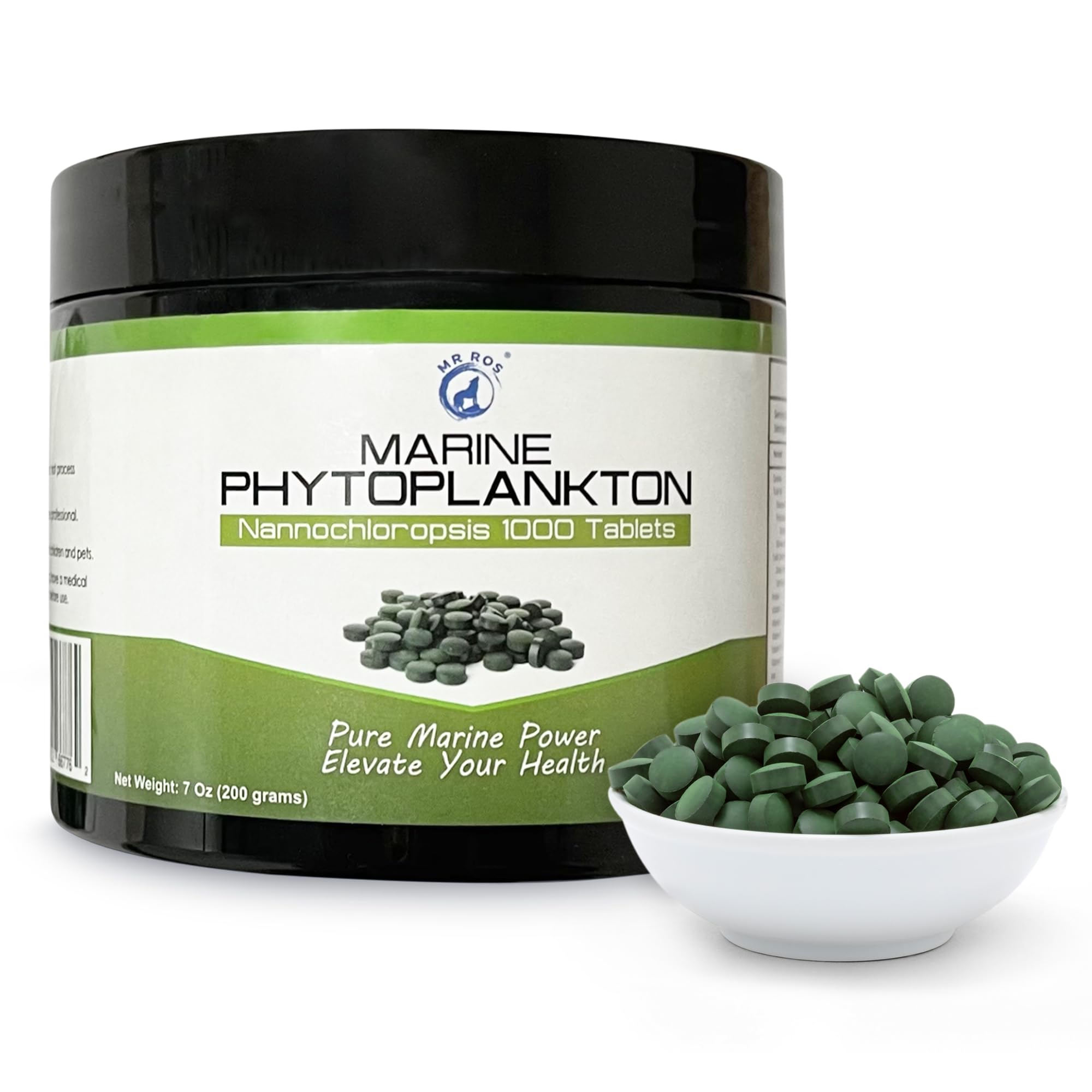 Foto 1 | Suplemento Mr Ros Marine Phytoplankton Nannochloropsis 1000 Comprimidos - Venta Internacional.