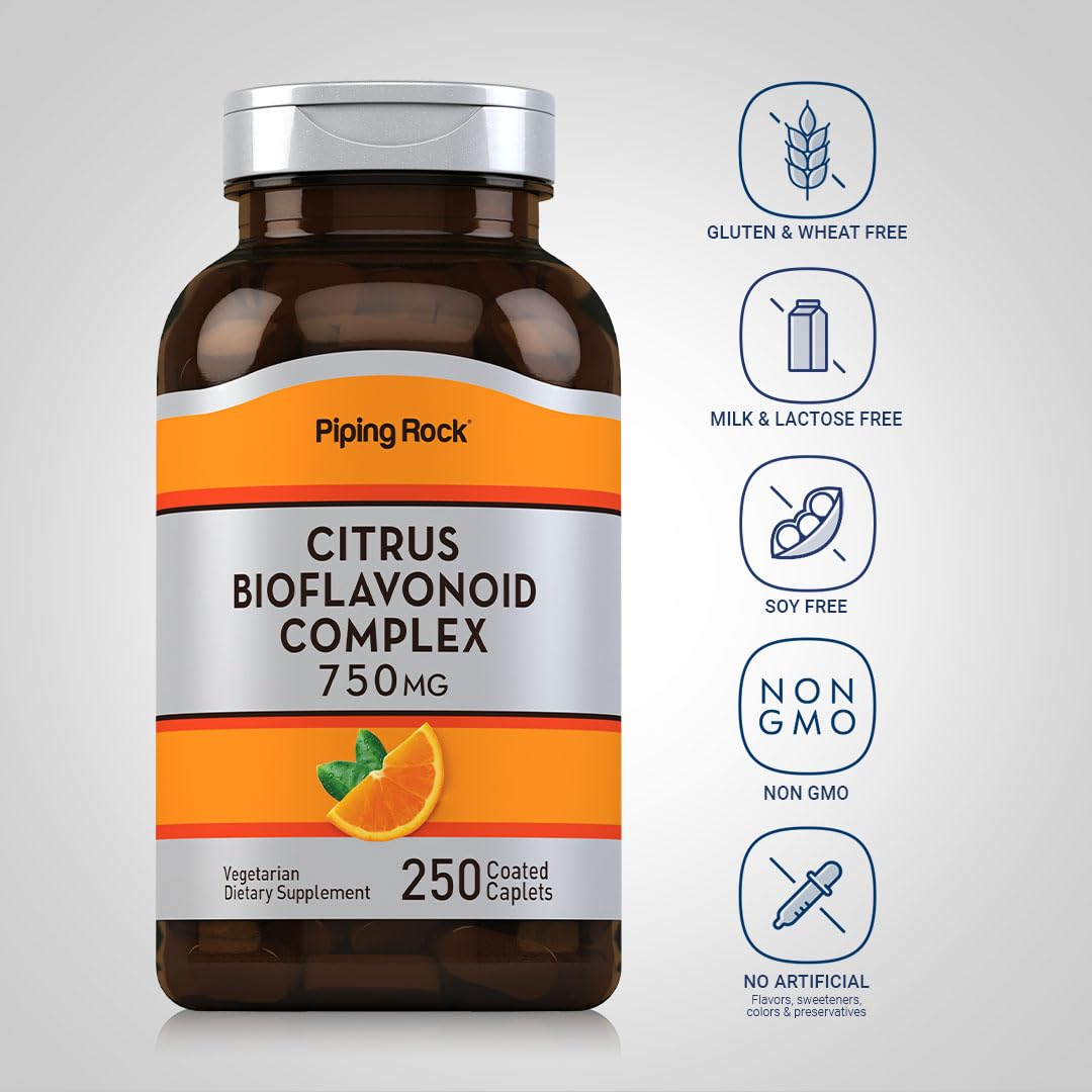 Foto 3 | Suplemento Del Complejo De Bioflavonoides Cítricos Piping Rock  750 Mg - Venta Internacional.