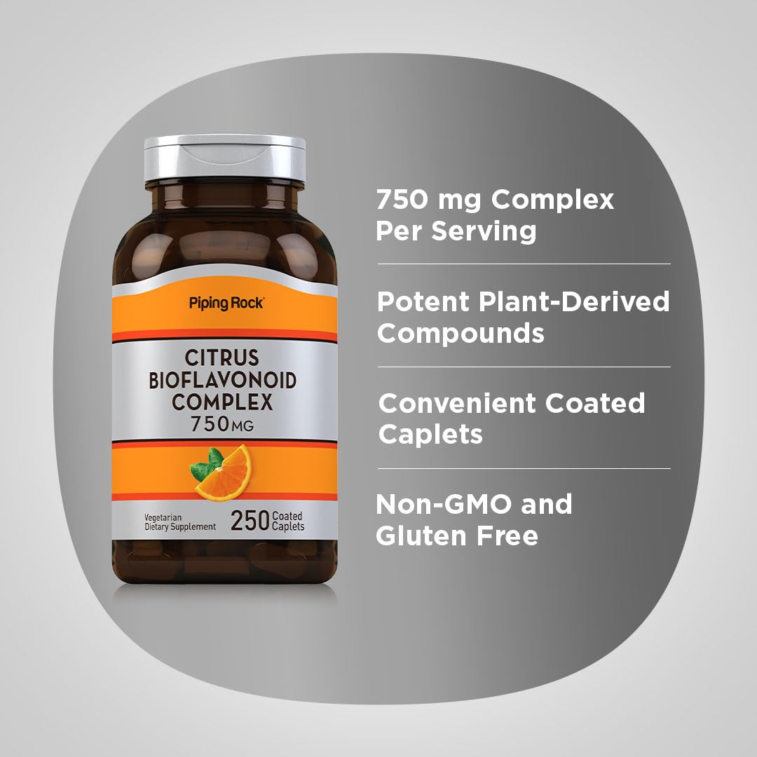 Foto 4 | Suplemento Del Complejo De Bioflavonoides Cítricos Piping Rock  750 Mg - Venta Internacional.