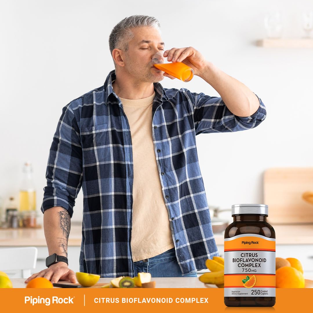 Foto 6 | Suplemento Del Complejo De Bioflavonoides Cítricos Piping Rock  750 Mg - Venta Internacional.