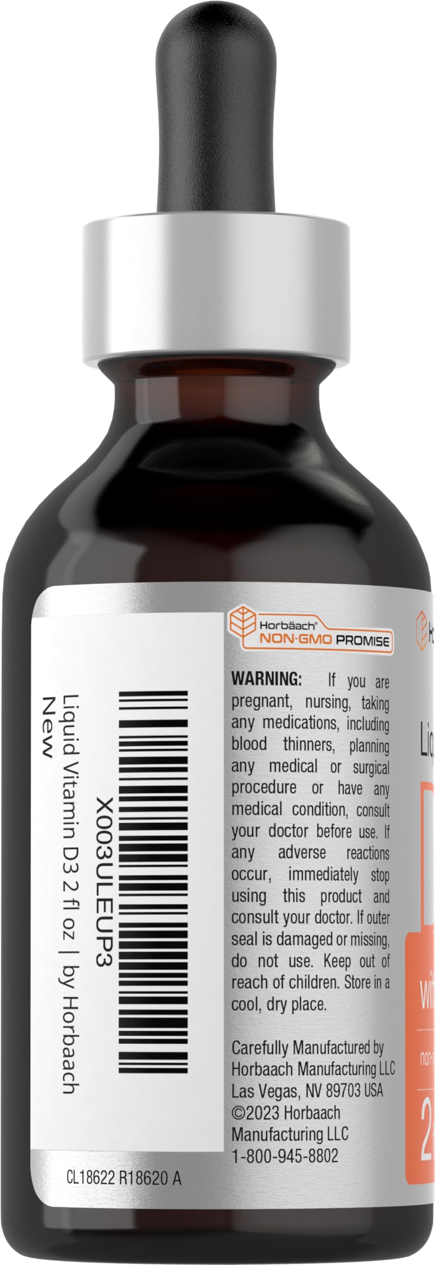 Foto 3 | Suplemento Horbäach De Vitamina D3 K2 En Gotas Líquidas  60 Ml - Venta Internacional.