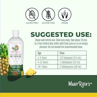 Foto 6 | Suplemento Multimineral Líquido Nocturno Maryruth Vegan 946 Ml - Venta Internacional