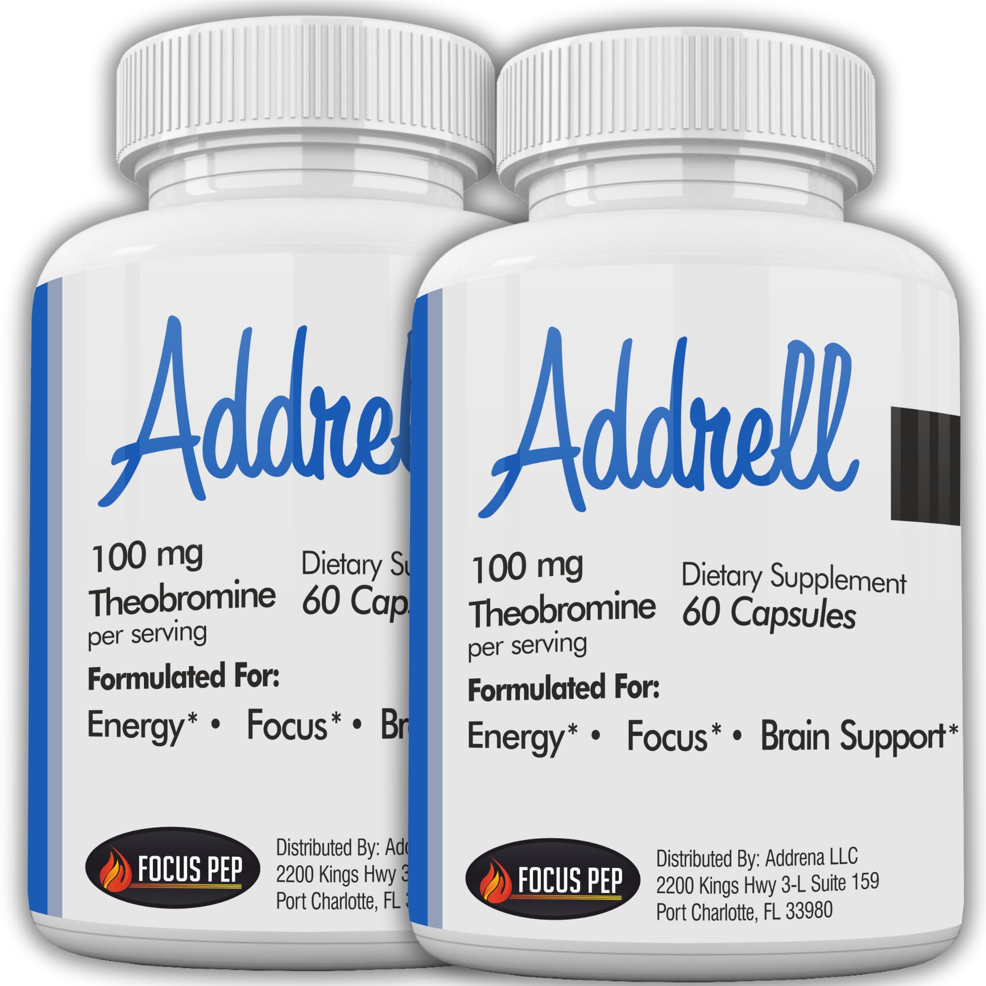Foto 1 | Píldoras Estimulantes De Energía Focus Pep Addrell 120 Cápsulas - Venta Internacional.