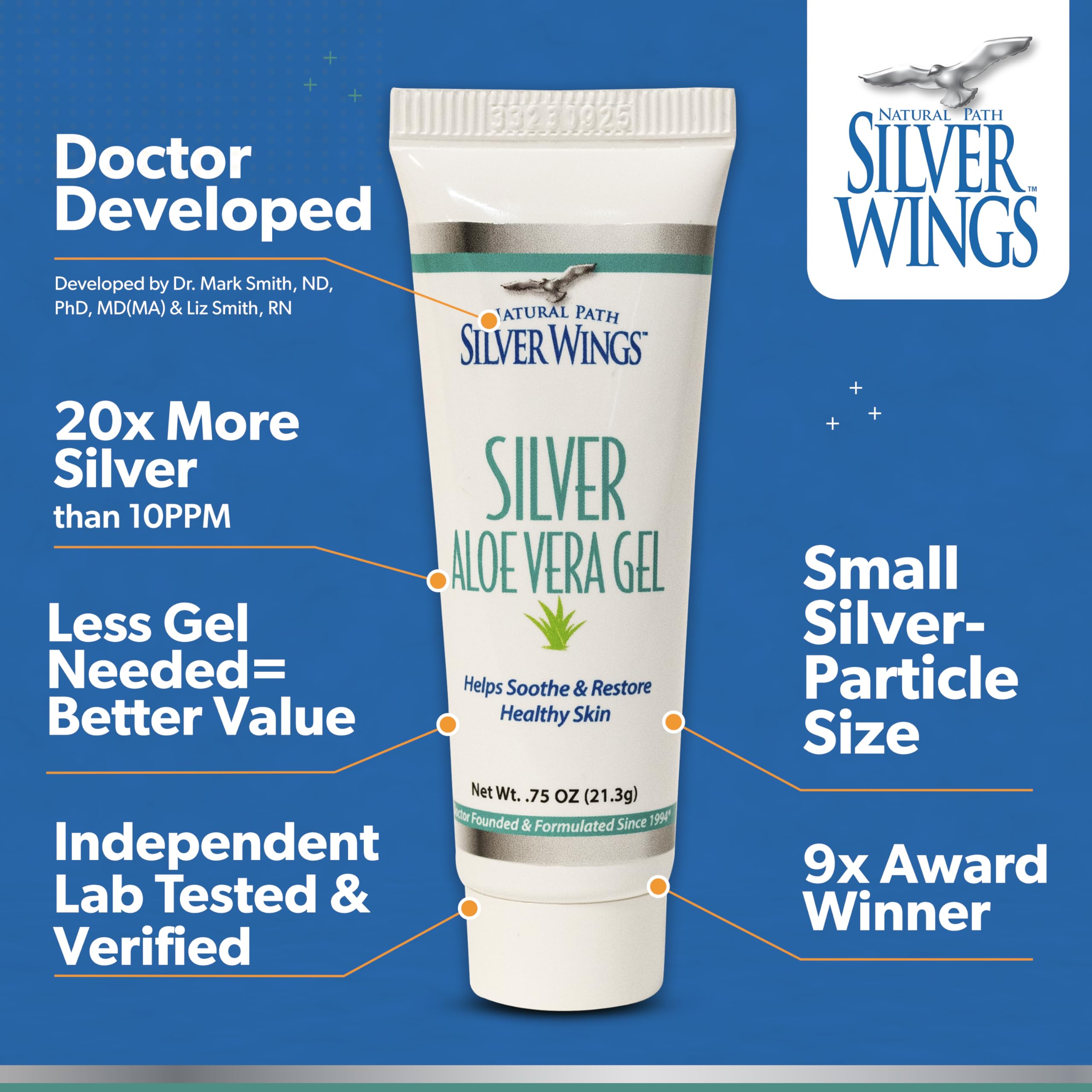 Foto 5 | Gel Tópico Natural Path Silver Wings  200 Ppm  Plata  22 Ml - Venta Internacional.