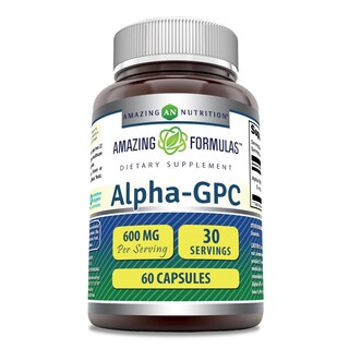 Foto 1 | Suplemento Amazing Formulas Alpha Gpc 600 Mg 60 Cápsulas - Venta Internacional.