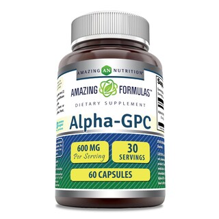 Foto 2 | Suplemento Amazing Formulas Alpha Gpc 600 Mg 60 Cápsulas - Venta Internacional.