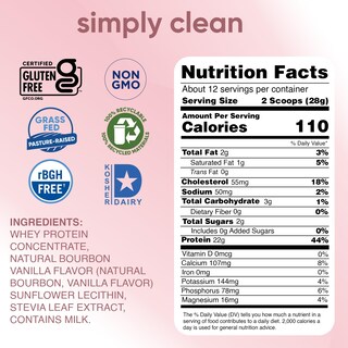 Foto 2 | Proteina Simply Tera's Simple Pure Bourbon Vanilla 340 G - Venta Internacional