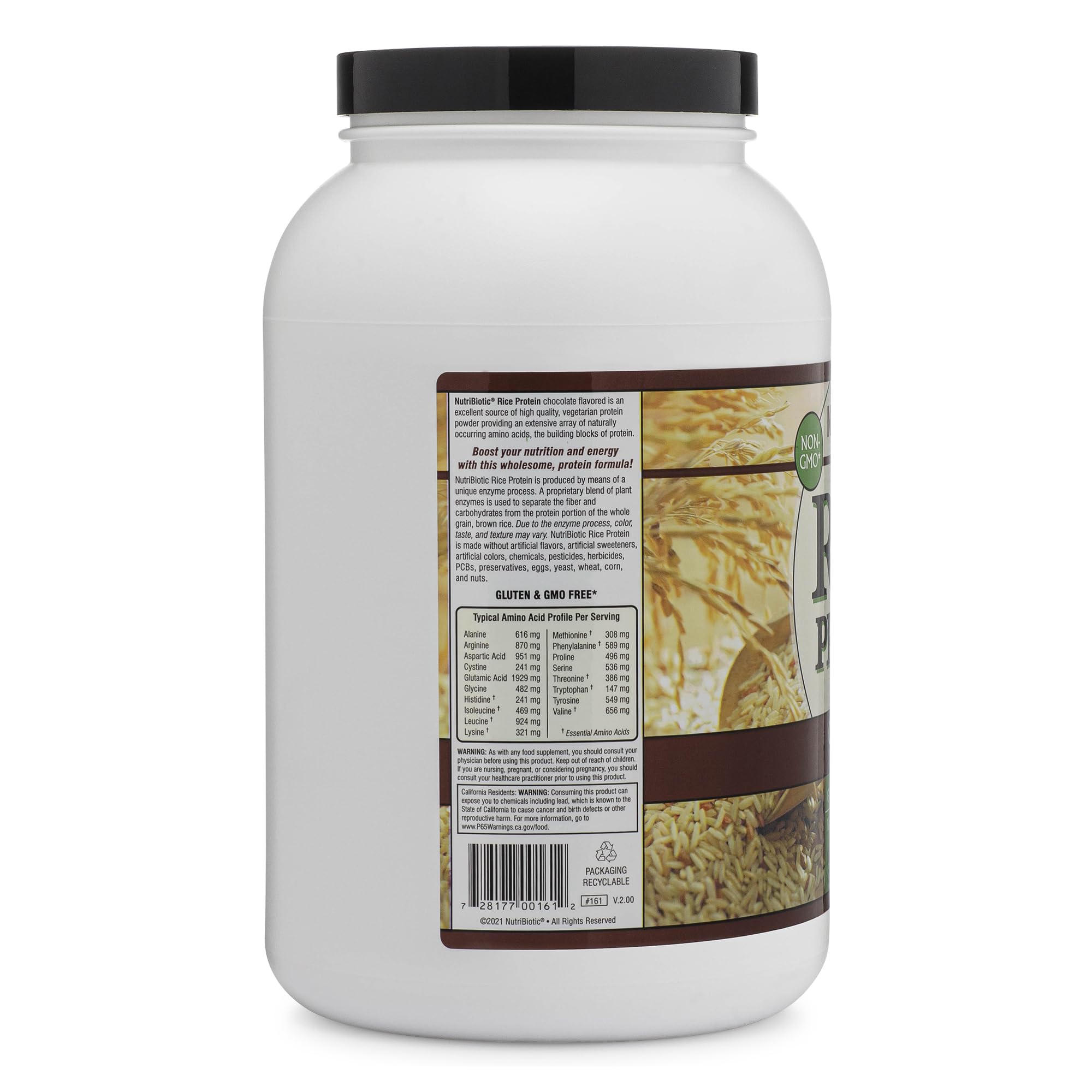 Foto 3 pulgar | Proteína en Polvo Nutribiotic Chocolate 1.36 kg - Venta Internacional