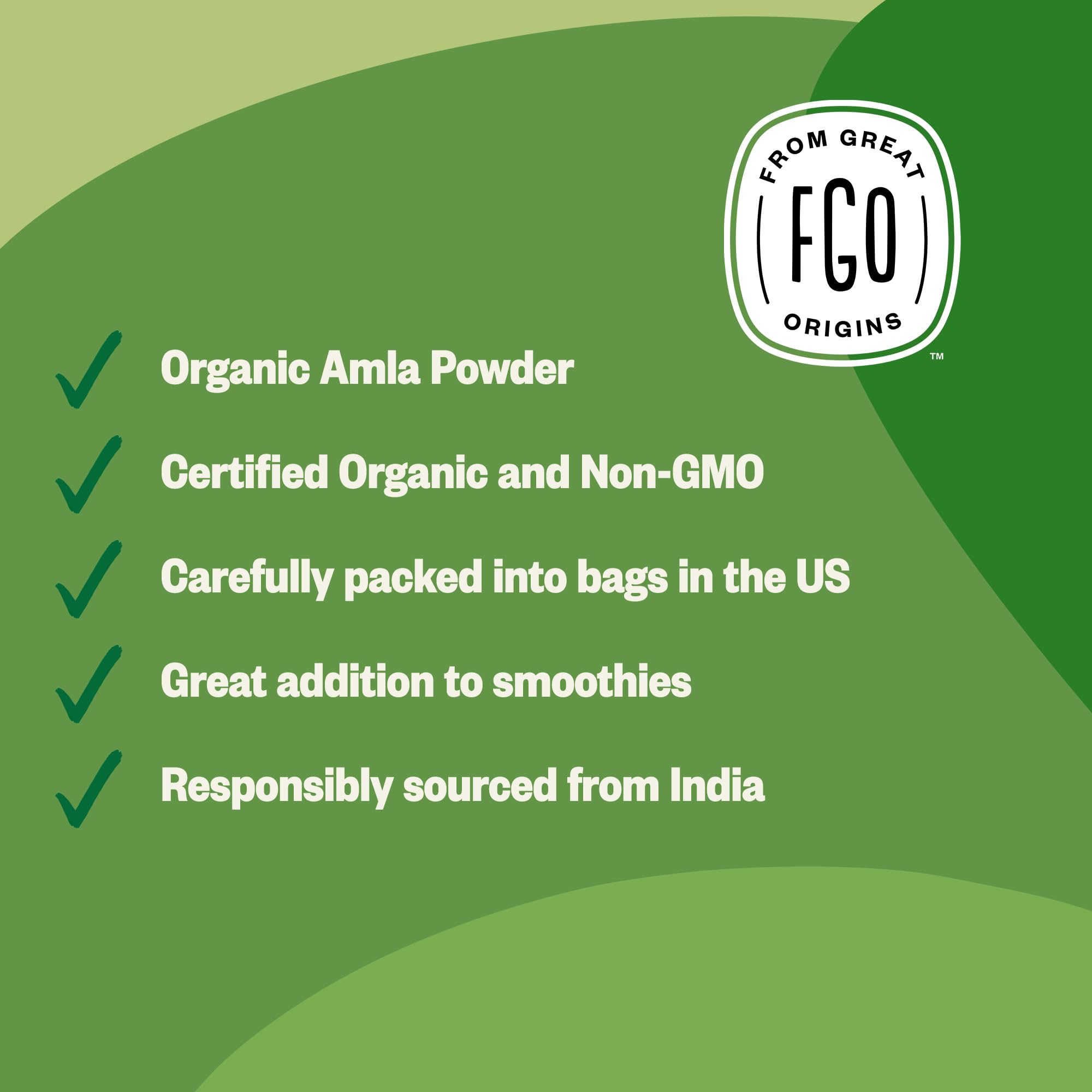 Foto 4 pulgar | Amla Powder Fgo Organic 454 G (paquete De 1) De La India - Venta Internacional.