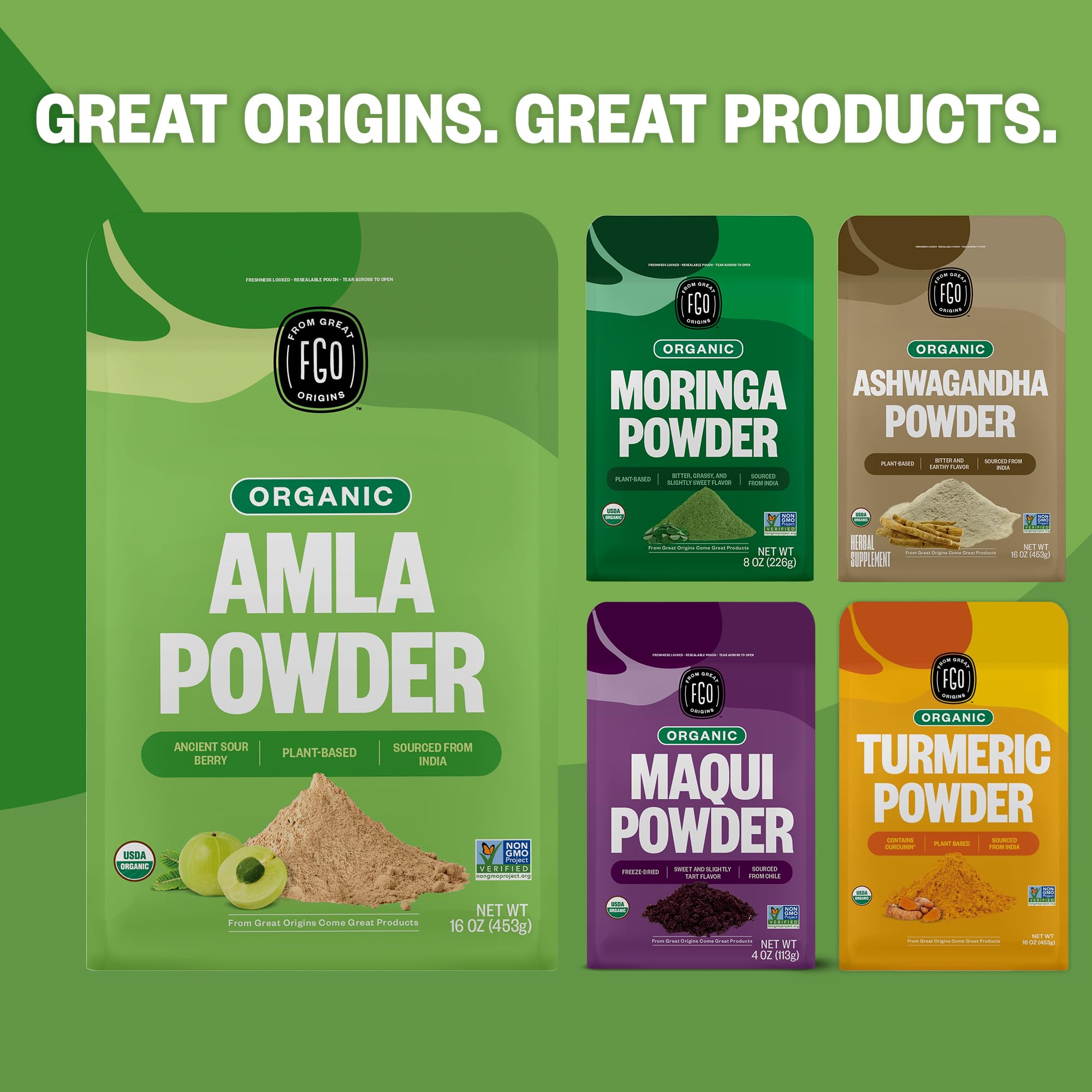 Foto 7 | Amla Powder Fgo Organic 454 G (paquete De 1) De La India - Venta Internacional.