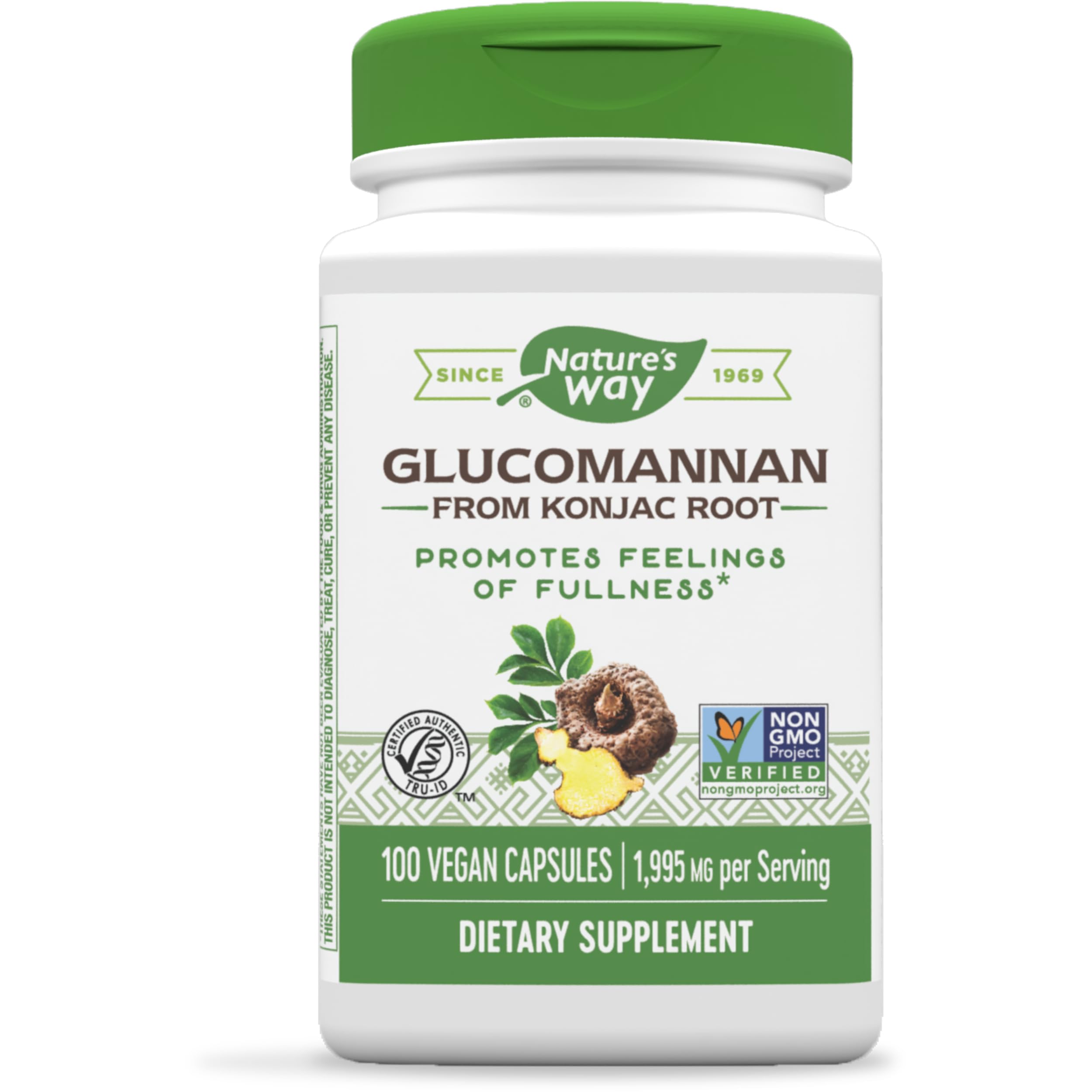 Foto 2 pulgar | Suplemento Nature's Way con Glucomanano de Raíz Konjac 100 Cápsulas - Venta Internacional