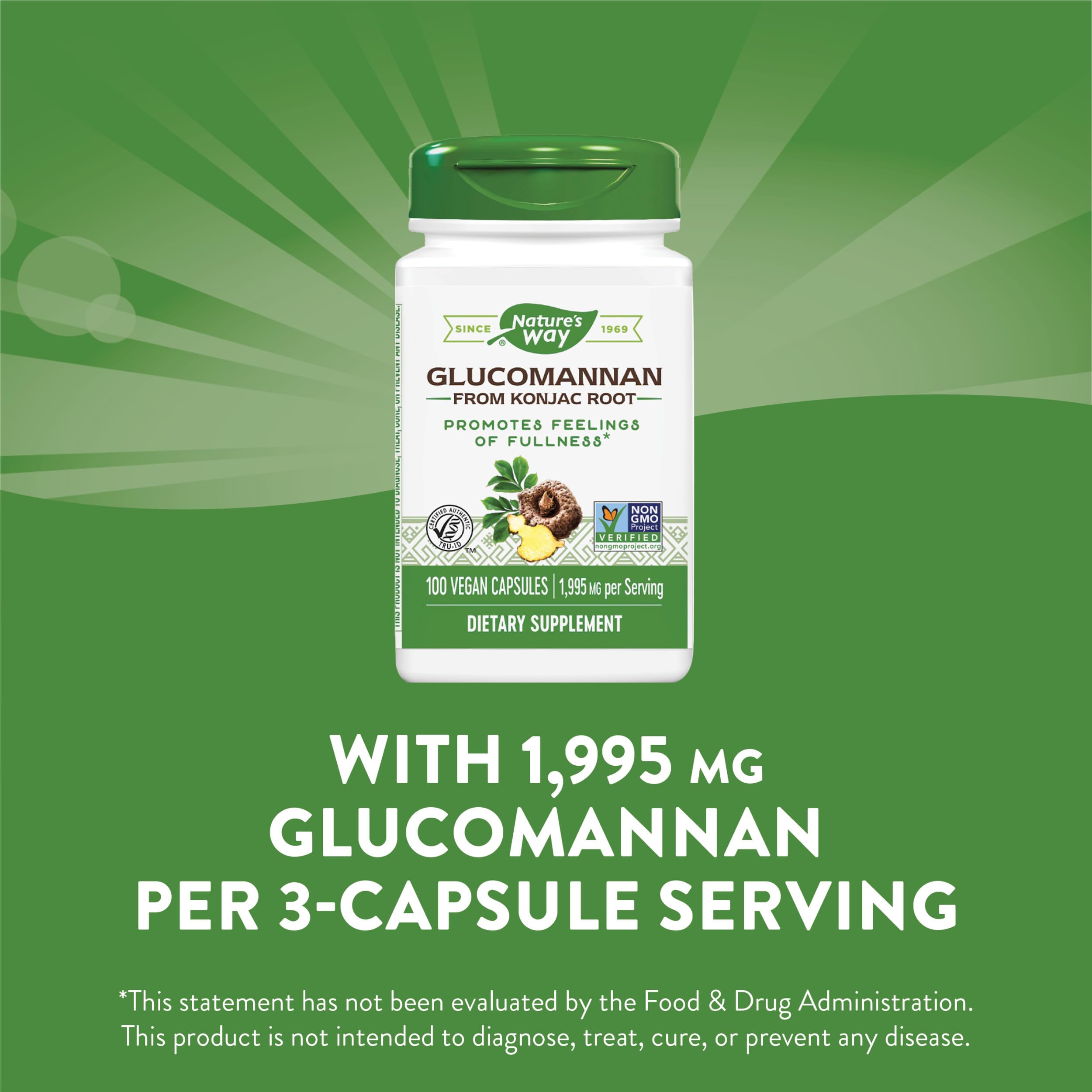 Foto 4 pulgar | Suplemento Nature's Way con Glucomanano de Raíz Konjac 100 Cápsulas - Venta Internacional