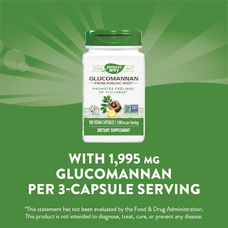 Foto 3 | Suplemento Nature's Way con Glucomanano de Raíz Konjac 100 Cápsulas - Venta Internacional