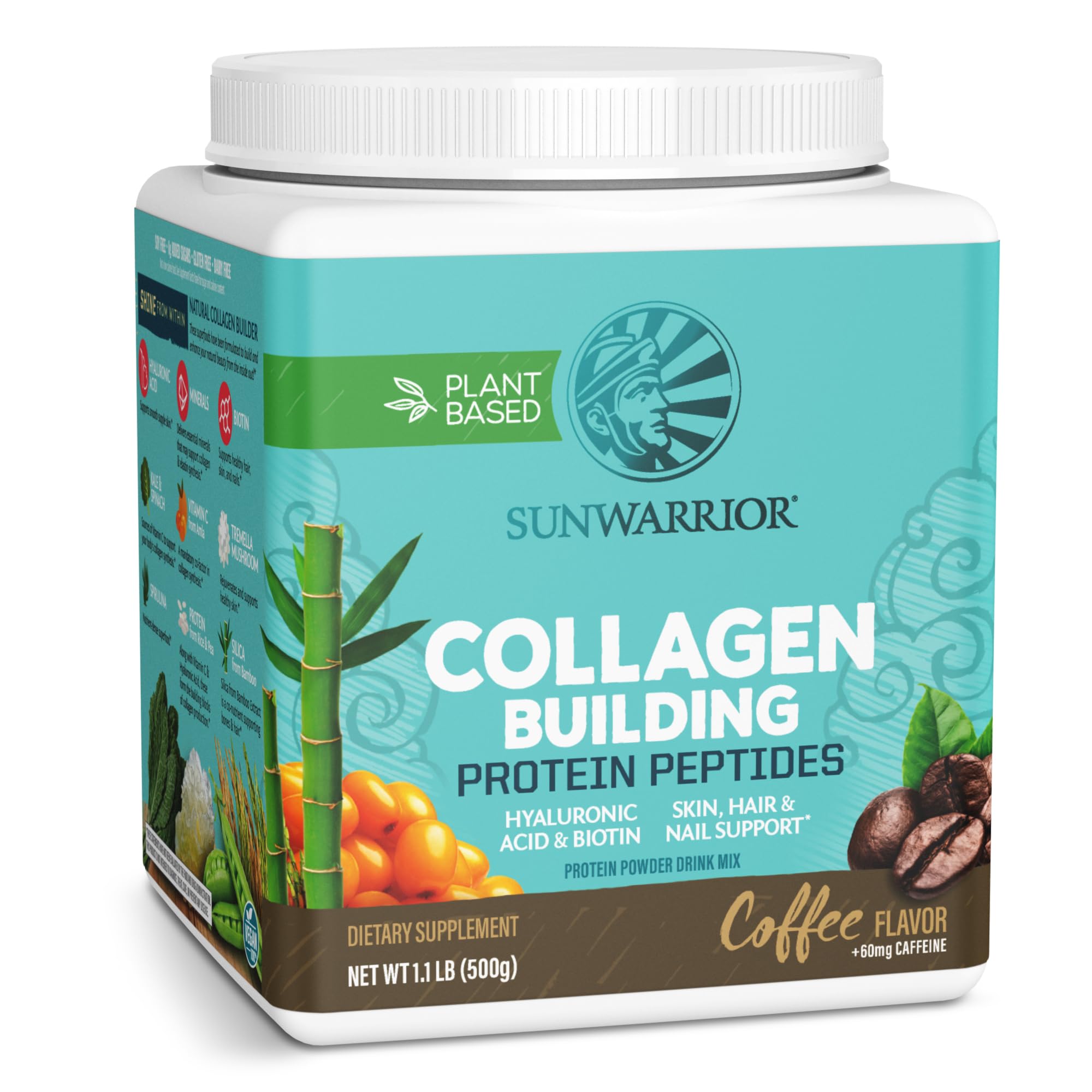 Foto 2 pulgar | Proteína de Colágeno Vegana en Polvo Sunwarrior Coffee  20 Porciones - Venta Internacional