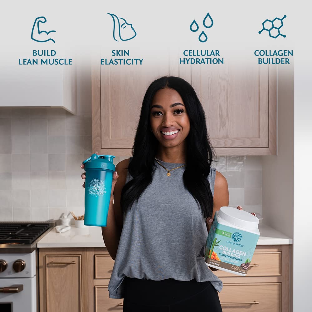 Foto 4 | Proteína de Colágeno Vegana en Polvo Sunwarrior Coffee  20 Porciones - Venta Internacional