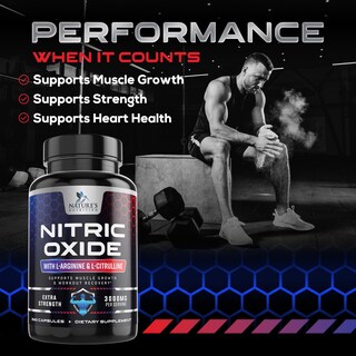 Foto 7 | Potenciador De Óxido Nítrico Nature's Nutrition 240 Cápsulas - Venta Internacional.