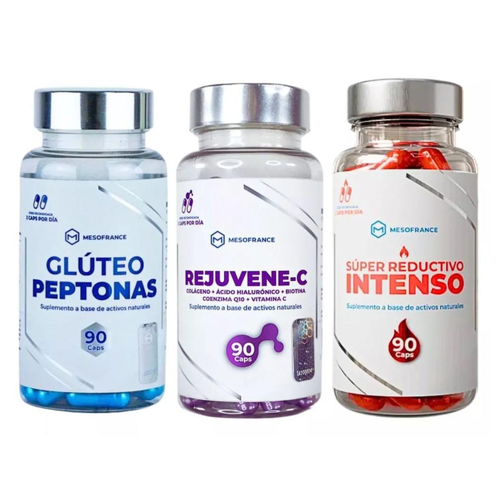 Foto 1 | Gluteo Peptonas + Super Reduc Intens + Rejuvene-c Mesofrance