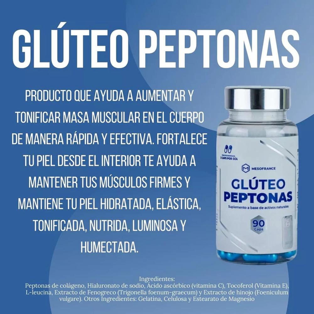 Foto 4 pulgar | Gluteo Peptonas + Rejuvene-c + Lipoenzimas Mesofrance