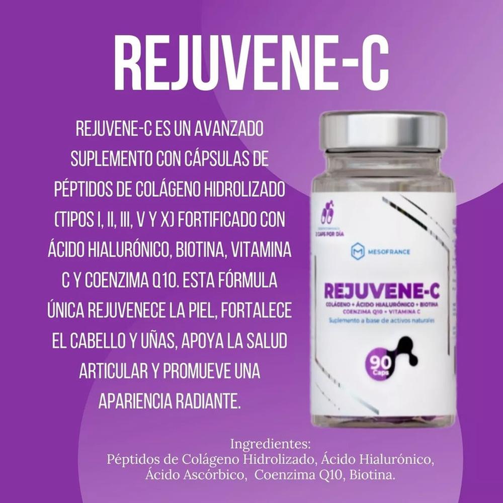Foto 6 pulgar | Gluteo Peptonas + Rejuvene-c + Lipoenzimas Mesofrance