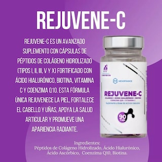 Foto 5 | Gluteo Peptonas + Rejuvene-c + Lipoenzimas Mesofrance