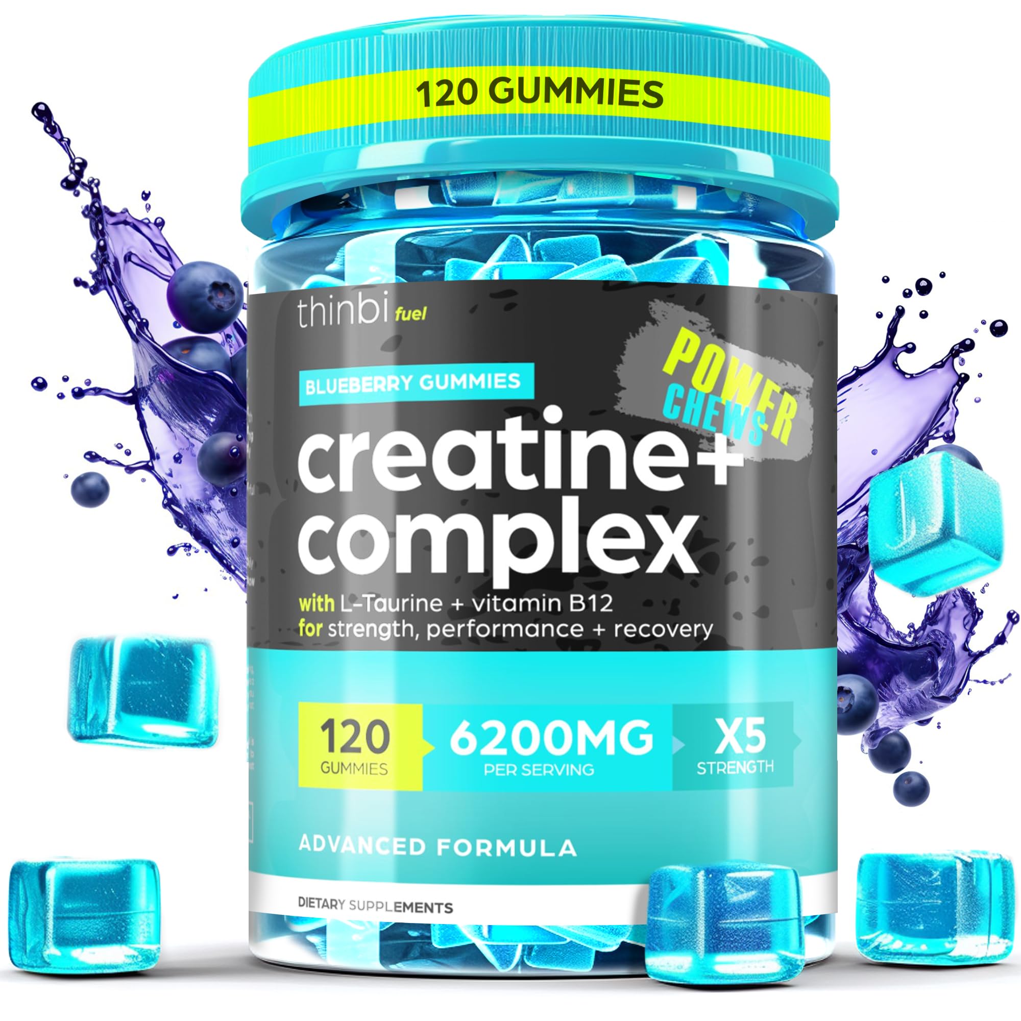 Foto 2 pulgar | Gomitas De Monohidrato De Creatina Supplement Artnaturals  6200 Mg - Venta Internacional.