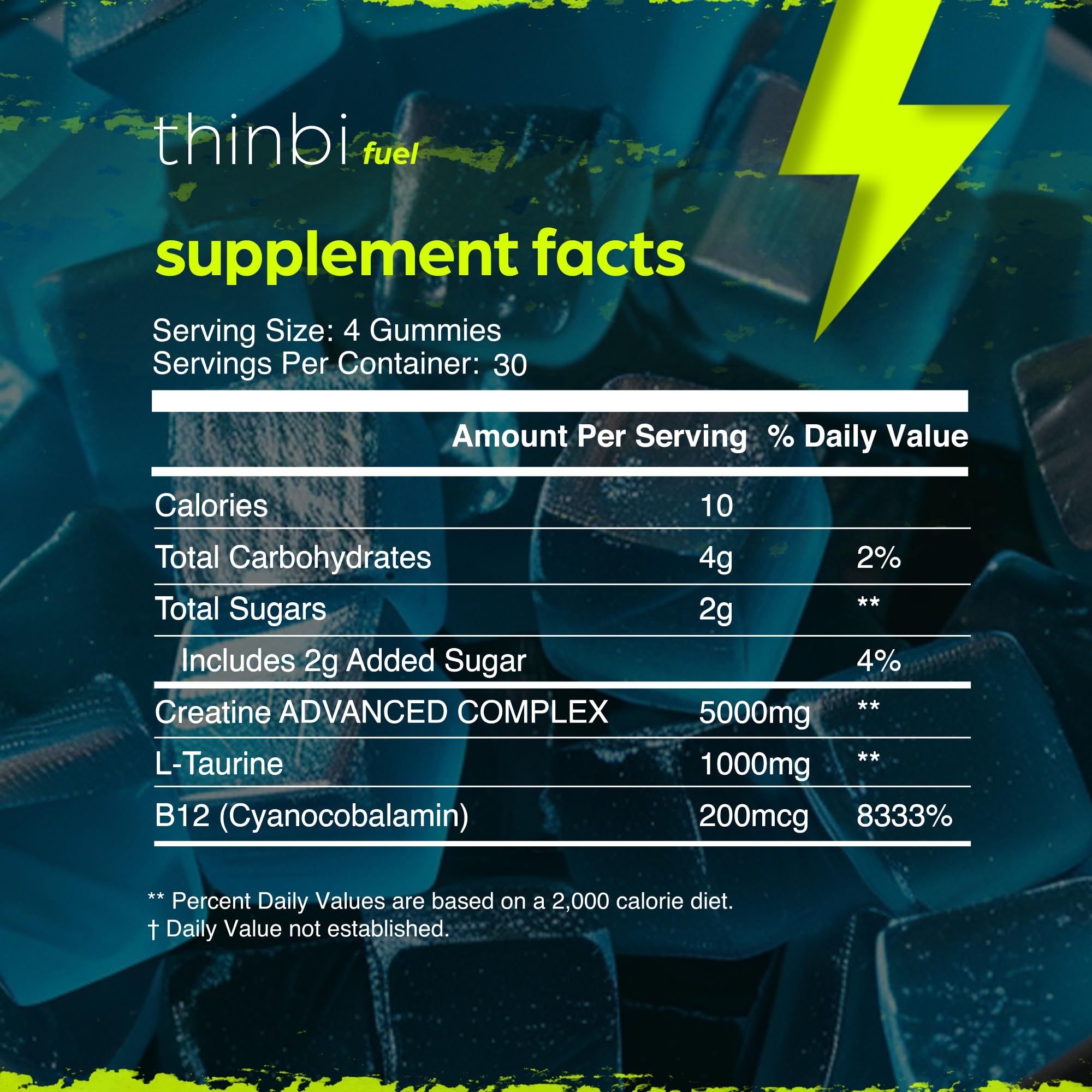Foto 7 | Gomitas De Monohidrato De Creatina Supplement Artnaturals  6200 Mg - Venta Internacional.