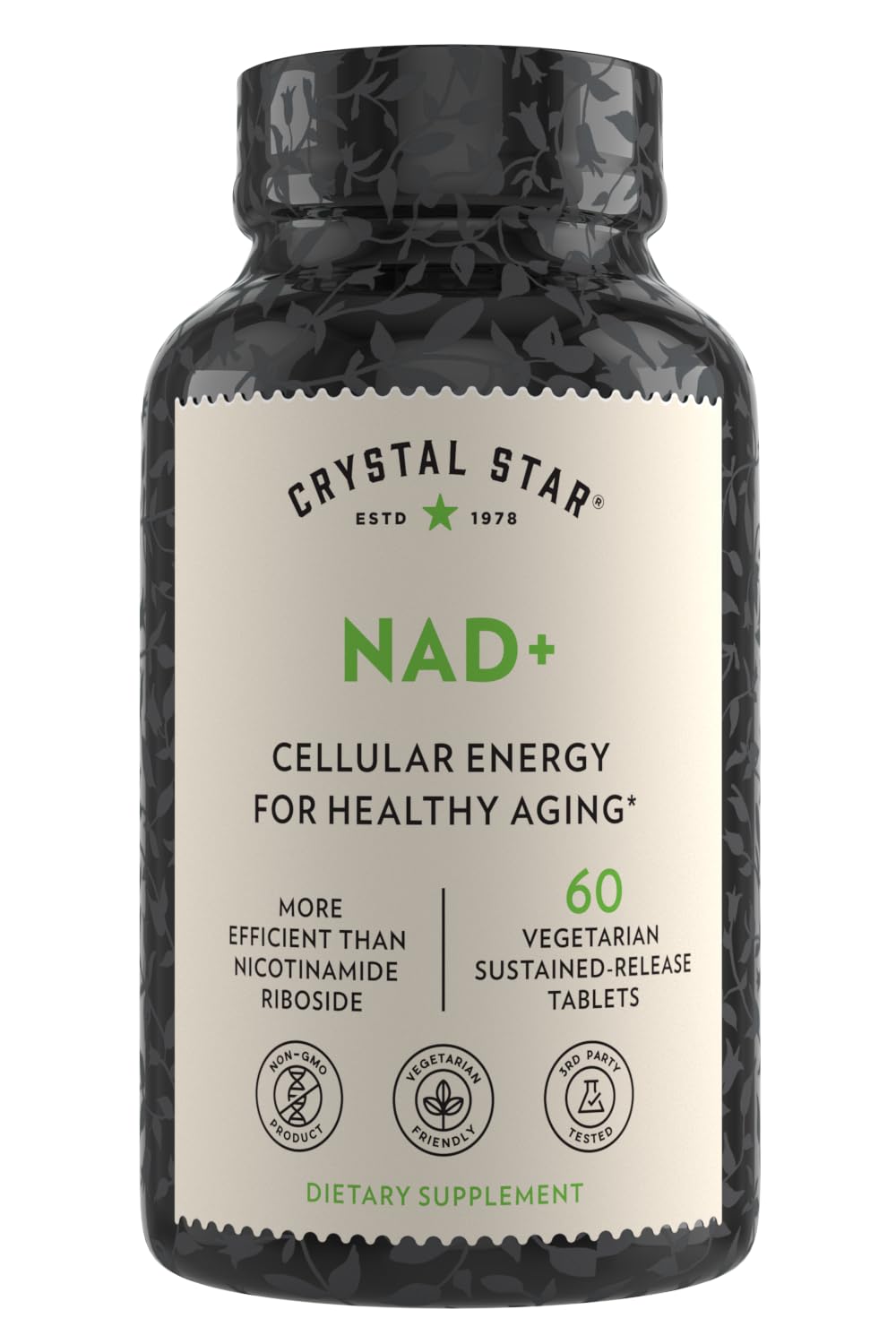Foto 1 | Suplemento Crystal Star Nad+ 60 Tabletas Para Un Envejecimiento Saludable - Venta Internacional.