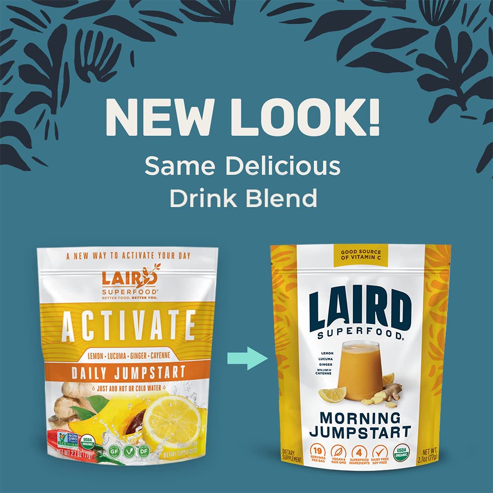 Foto 2 | Suplemento Laird Superfood Morning Jumpstart Lemon 80 Ml - Venta Internacional.