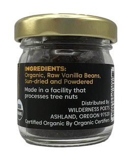 Foto 2 | Tarro De Vidrio Orgánico Puro Wilderness Poets De Vainilla En Polvo De 14 G - Venta Internacional.