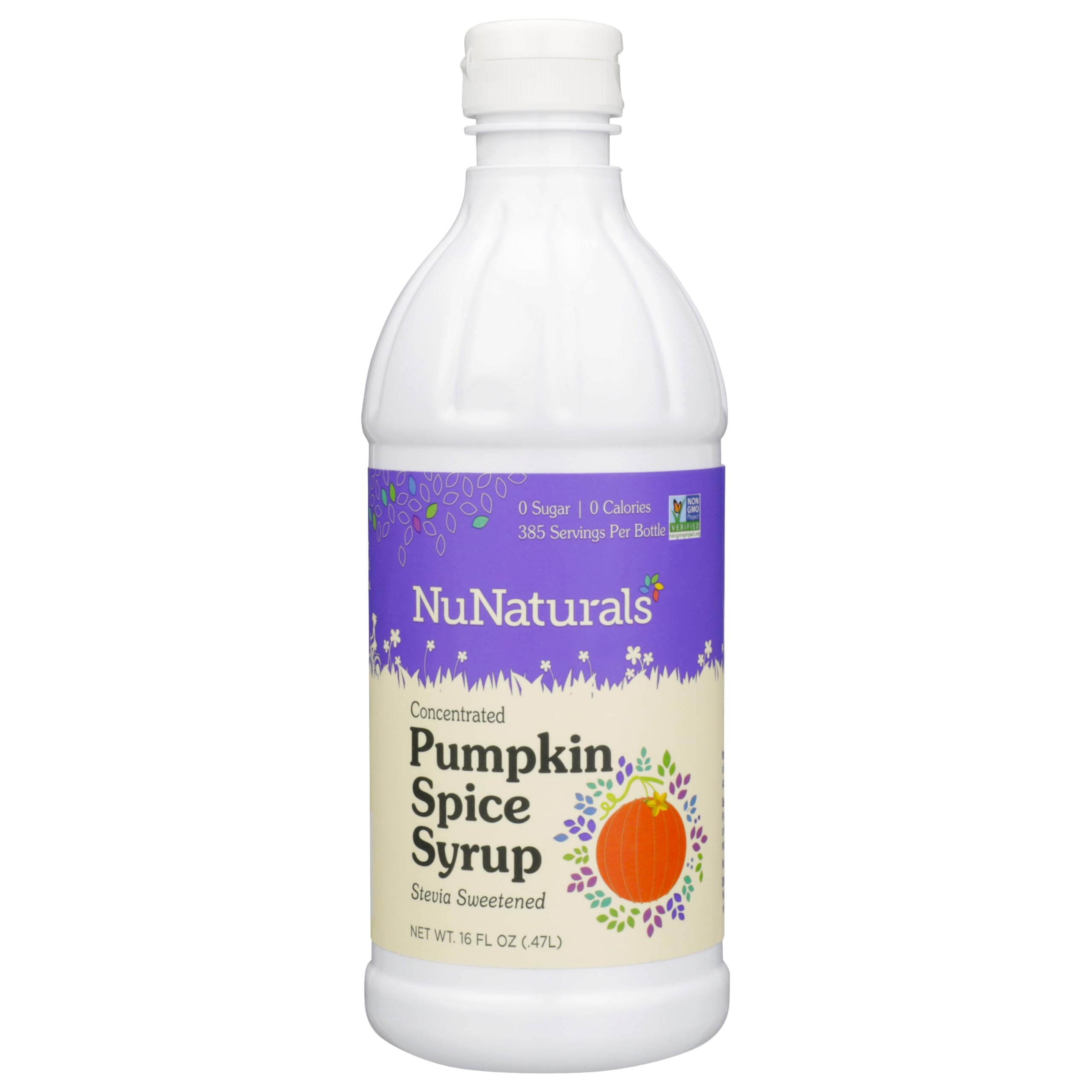 Foto 1 | Sirope De Stevia  Edulcorante Sin Azúcar Nunaturals  473 Ml  Calabaza - Venta Internacional.