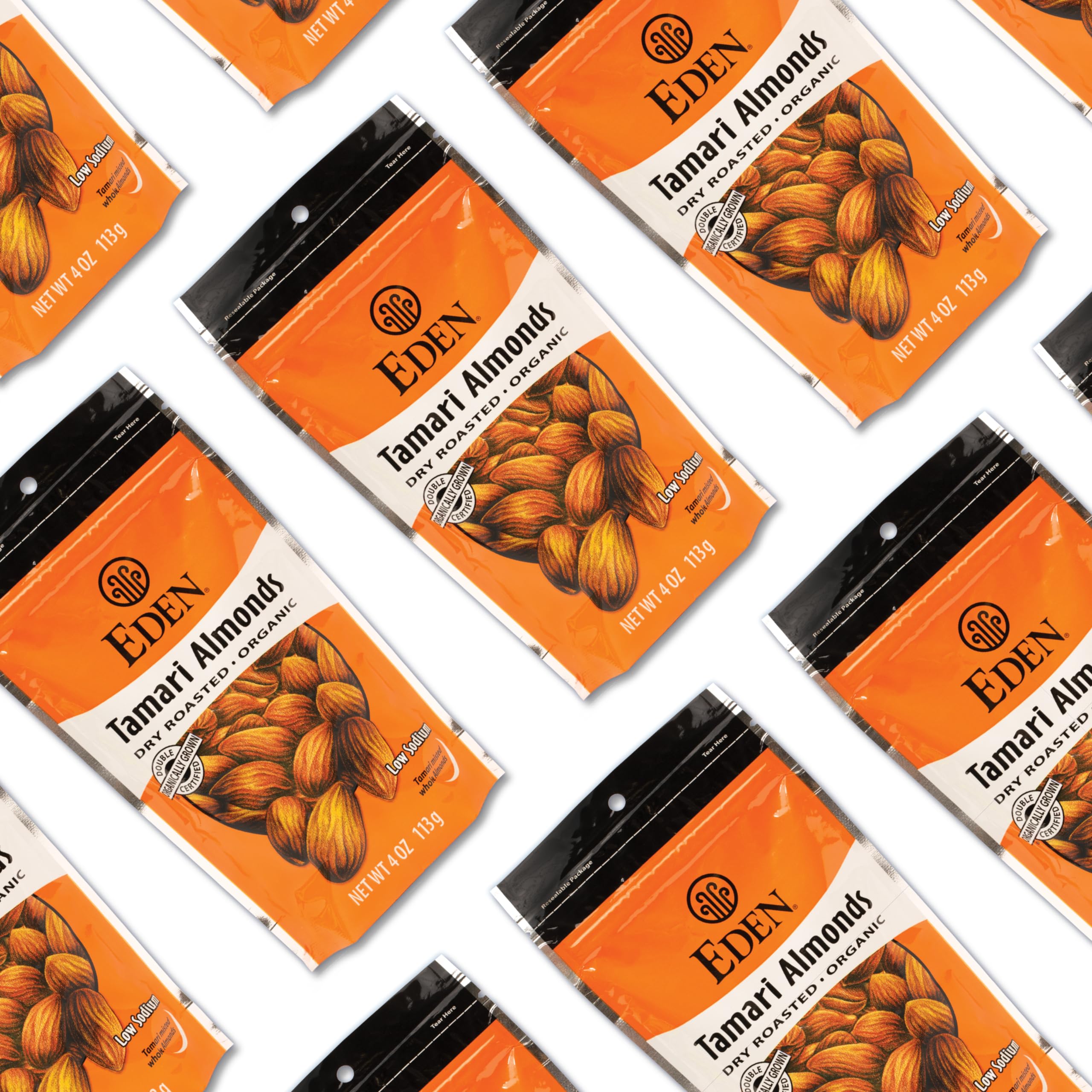 Foto 7 pulgar | Almendras Tamari Orgánicas Snack Eden 120 Ml - Venta Internacional.