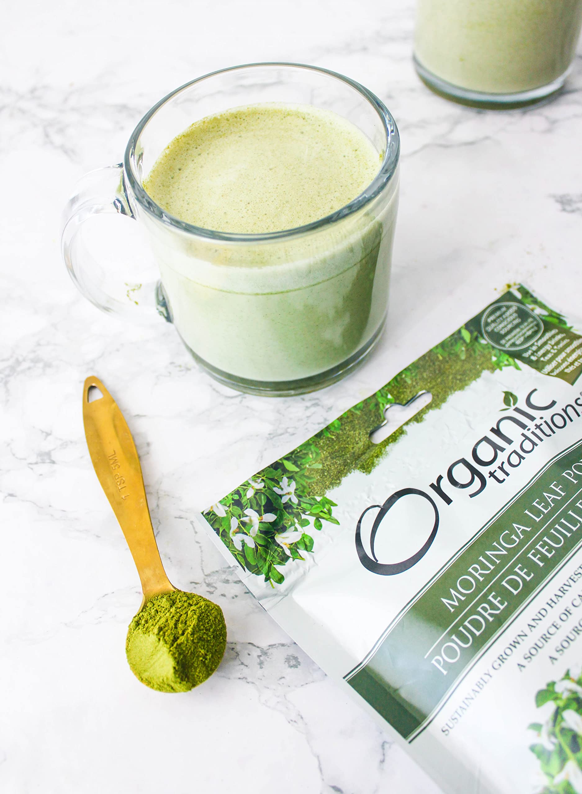 Foto 4 pulgar | Moringa En Polvo Organic Traditions  Bolsa De 200 G  40 Porciones - Venta Internacional.