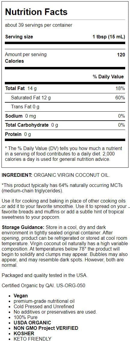 Foto 3 pulgar | Aceite De Coco Now Foods  Virgen Orgánico  591 Ml  Prensado En Frío - Venta Internacional.