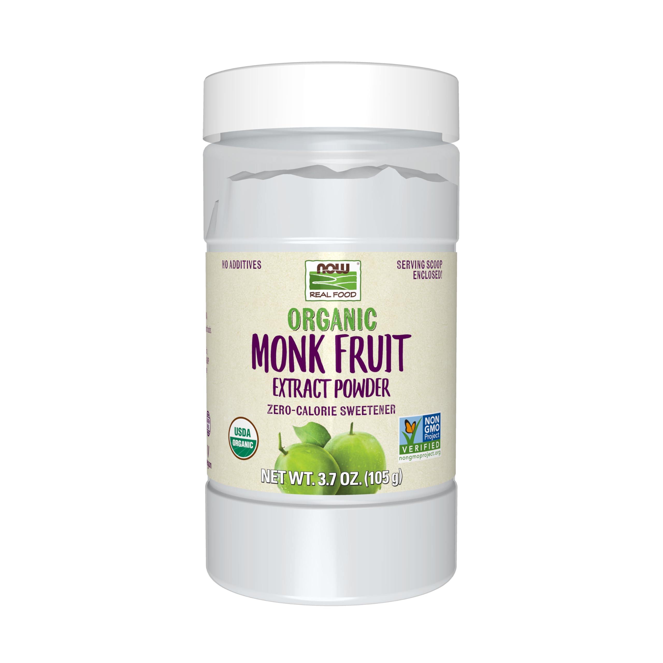 Foto 1 | Extracto De Fruta De Monje Orgánico Sweetener Now Foods En Polvo  110 Ml - Venta Internacional.