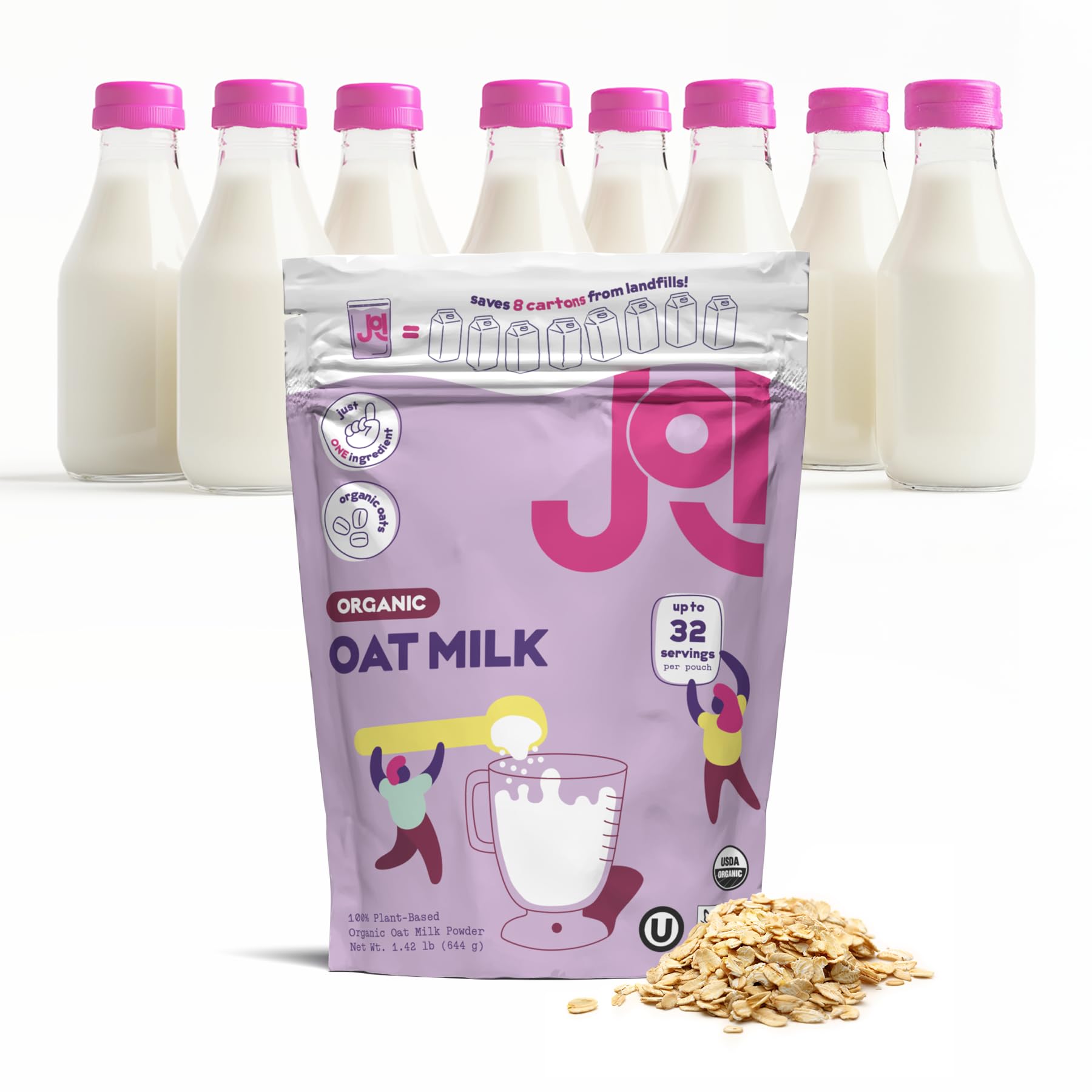 Foto 2 pulgar | Leche De Avena En Polvo Joi Instant Organic Vegan Kosher 2 Kg - Venta Internacional.