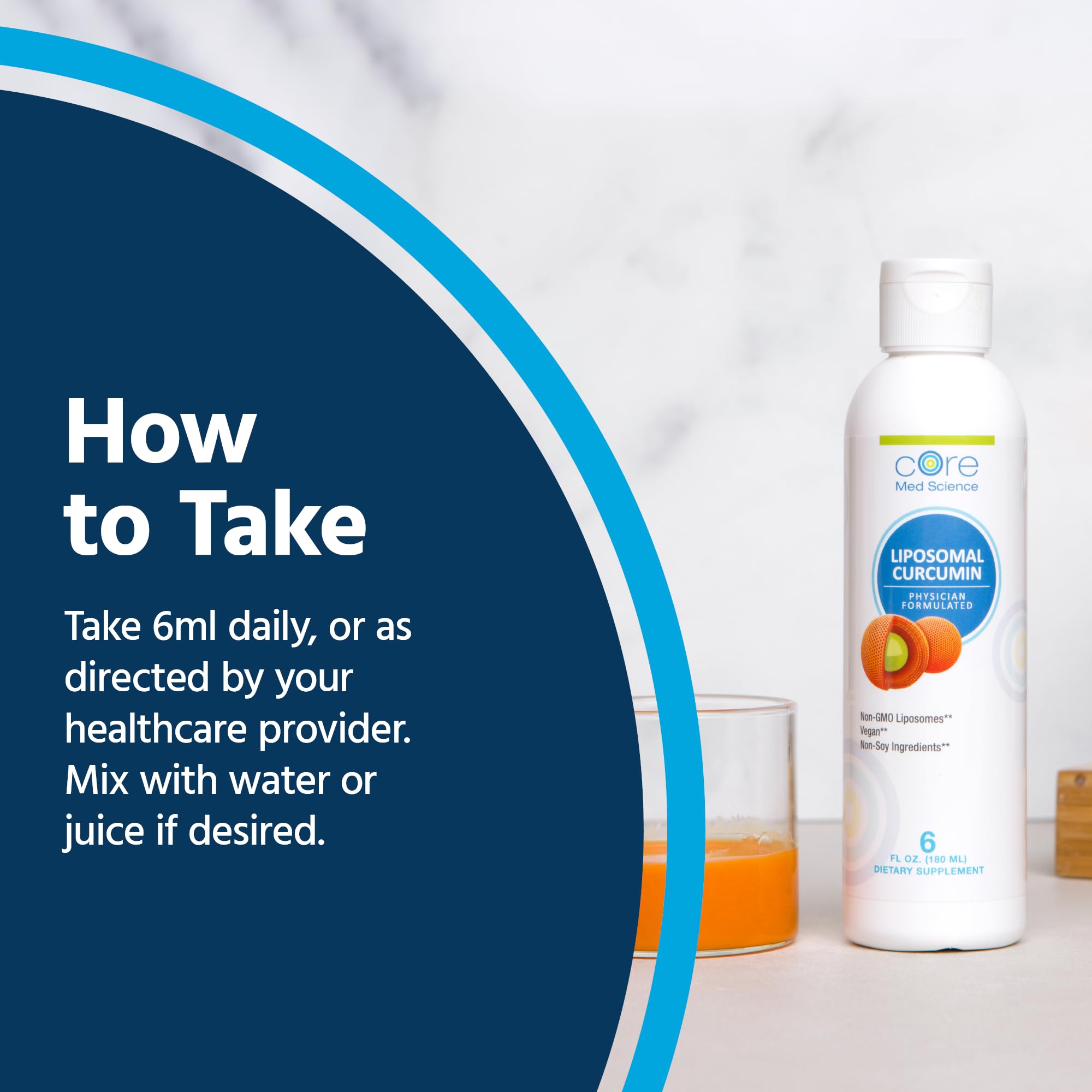 Foto 6 pulgar | Suplemento Core Med Science De Curcumina Liposomal  180 Ml - Venta Internacional.