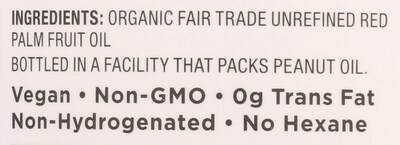 Foto 4 | Aceite De Palma Roja Nutiva Organic Fair Trade 450 Ml - Venta Internacional.