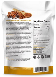 Foto 6 | Cacao En Polvo Zint Organic 240 Ml Antienvejecimiento Certificado Paleo - Venta Internacional.