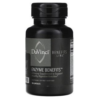Foto 1 | Suplemento Davinci Laboratories Enzyme Benefits 90 Cápsulas - Venta Internacional.